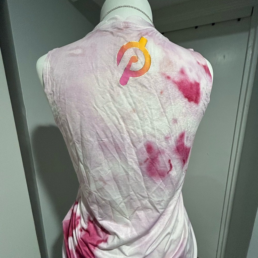 Peloton Pink Tie-Dye Women's Top - Picture 5 of 5